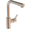 Ideal Standard Gusto - Drezová batéria s vysokým otočným vyťahovacím výtokom, Sunset Rose BD420J4