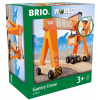 Pohyblivý nákladný žeriav Brio, drevený, 16 cm