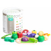 EcoToys Drevená zelenina na krájanie 20 kusov