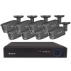 Securia Pro IP kamerový systém NVR8CHV4S-B smart, čierny Nahrávanie: 6TB disk