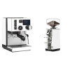Rancilio Silvia BC PID, white + Eureka Mignon Libra, CR white