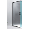 GELCO SIGMA SIMPLY BLACK 90cm dvere do kombinácie / sprchový kút rohový, profil čierny matný, sklo brick, GS2490B