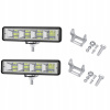 PRACOVNÁ LED LAMPA 72W LED 6500K 12V-60V UPEVŇOVACÍ DRŽIAK SKRUTKY SADA 2ks