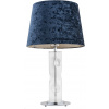 Argon Nancy stolová lampa 1x15 W priehľadná-chrómová-tmavomodrá 3843