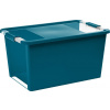 Box s vekom KIS Bi-Box L, 40L, tyrkysový, 35x55x28 cm