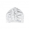 ENIE BABY Čiapka detská turban Grey Leaves Uni 0-3m