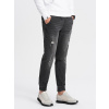 Ombre Men's JOGGER denim pants with rubbing - black šedá XL Ombre 5902228908906
