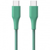 Kábel ER Power ERPWCBCTCGN USB-C/ C GRS 60W, 120cm, zelený