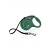 Vodítko FLEXI Classic New S pásek 5m/15kg olivová