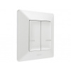 LEGRAND VALENA LIFE s NETATMO bezdrôtový spínač 2-násobný 752187, biela