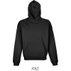 SOL´S CONNOR / Unisex mikina s kapucňou - black L