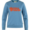 FJÄLLRÄVEN Fjällräven Logo Sweater W Dawn Blue-Terracotta Brown - S