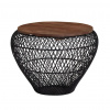 MID.YOU KONFERENČNÝ STOLÍK, čierna, drevo, 60/60/45 cm - Stolíky do obývačky - 00085004932L
