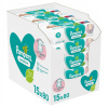 Pampers Sensitive vlhčené obrúsky pre deti 15 balení = 1200 ks