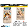 One Piece samolepky Wanted Luffy a Zorro