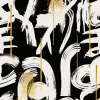 MINDTHEGAP Gestural Abstraction Anthracite - tapeta