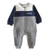 Firetrap boy cut & sew quilted Dungaree with zipper & pockets Grey/Blue 18-24 mesiacov