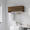vidaXL Šatník hnedý dub 100x32,5x35 cm spracované drevo - Hnedá - 113785-250101