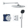 Grohe Vitalio Comfort Sprchový set s termostatom pod omietku, 25x25 cm, 2 prúdy, chróm 34882000-GR