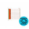 Elektrická sieť pre ohradníky pre psy, králiky a mačky, výška 65 cm, dĺžka 50 m, oranžová