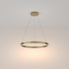 MAYTONI MOD058PL-L32BS3K Závesné LED svietidlo RIM 230V, 37W, 3000K, 2200lm, CRI85, IP20, 60cm, mosadz
