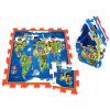 Joko Penové Puzzle Mapa Sveta 9ks 31cm x 31cm