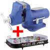 Svěrák 125mm dílenský, Lux b1 + Stiga hokej Play Off 21 (Švédsko - Kanada) - SET-4CZ-SV-L125-E1