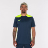 CHAMPIONSHIP VI SHORT SLEEVE TSHIRT NAVY FLUOR YELLOW modrá-žltá M
