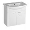 Aqualine ZOJA umývadlová skrinka 71,5x74x34cm, biela SPH 51075A