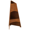 zahrada-XL Ohnisko Pyramid 50x45x95 cm Zvonková oceľ 858941