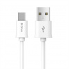 Devia kábel USB-A to USB-C Smart Series Cable 1m - White 6952897993405