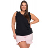 Dámske pyžamo Moraj PDD4900-017 Farba: Čierna, Veľkosť: 3XL