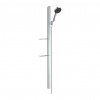 Hansgrohe Rainfinity - Sprchová sada 130 3jet EcoSmart 9 l/min. s tyčou 150 cm a poličkou na mydlo, chróm 27674000