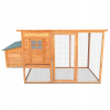 KURNÍK S VÝBEHOM DREVENÝ PRE 4-6 KUR 198x75x103 cm