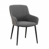 Doppler PARIS LIKA-TEX® sivé - luxusné záhradné kreslo - Rozbalený tovar (N564)