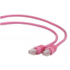 GEMBIRD kabel patchcord Cat5e UTP 3m, růžový PP12-3M/RO