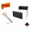 Gril na drevené uhlie - Set Grill 2 mm Coal Mangał + šampanské 8 ks (Sada grilov na drevené uhlie 2 mm + šampanské 8 ks)