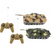 Tank RC 2ks 25cm plast tanková bitva