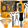 WOOPIE Súprava náradia pre malých majstrov Okuliare Prilba Pneumatické kladivo 21el.