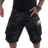 Yakuza cargo šortky CA CARGO CSB 20060 camouflage grey Farba: čierny maskáč, tmavý maskáč, Veľkosť: 31