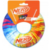 Nerf Dog pískací kruh s farebným úchopom 15 cm