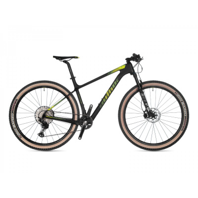 MTB bicykel Author Magnum 29" 2023 17" karbón-matná/žltá-neón/zelená/čierna