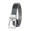 Kožený opasok GENTLE SILVER, šírka 2.5cm, Ručná výroba na Slovensku - Olivová