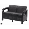 Keter Corfu love seat dvousedačka grafitová 258973