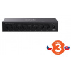 Tenda TEG2208D Websmart L2 cloud managed switch, 8x 10/100/1000 Mbps, Kov, Fanless - bez ventilátorů