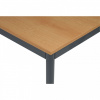 Stôl jedálenský 80 x 80 cm Biedrax JS4639tsb - tmavo šedá/buk