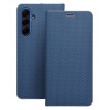 Puzdro / obal na Xiaomi Redmi NOTE 13 PRO 4G modré - kniha LUNA Book Carbon