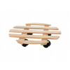 Podstavec pod kvetináč ProGarden 28 cm drevo