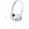 SONY sluchátka MDR-ZX310AP, handsfree, bílé MDRZX310APW.CE7