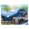Deflektory - protiprievanové plexi Mazda CX-5 5D 2012 - 2017 (+zadné)